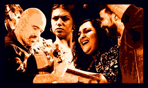 MAGDA MAÑE . NAYARA LA NEGRA . AGUSTIN BATISTA . ALBERT PONS